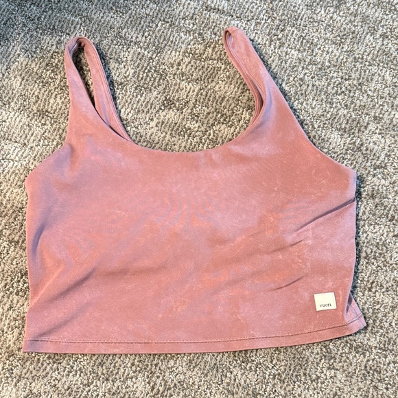 Vuori Other - Vuori Mauve Crop Top